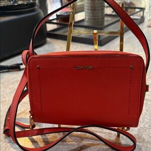 Calvin Klein Women's Boxy Saffiano Crossbody Bag